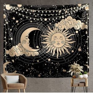 Sun and moon tapestry